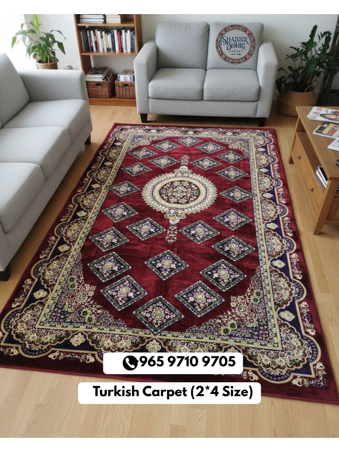 2 × 4 Meter Original Turkish Carpet - photo 2