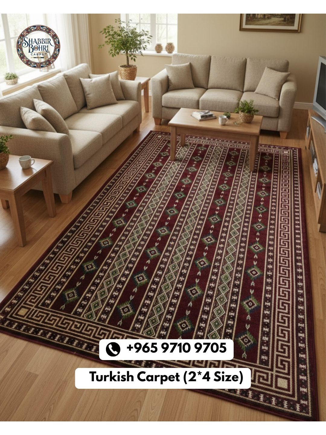 2 × 4 Meter Original Turkish Carpet - photo 5