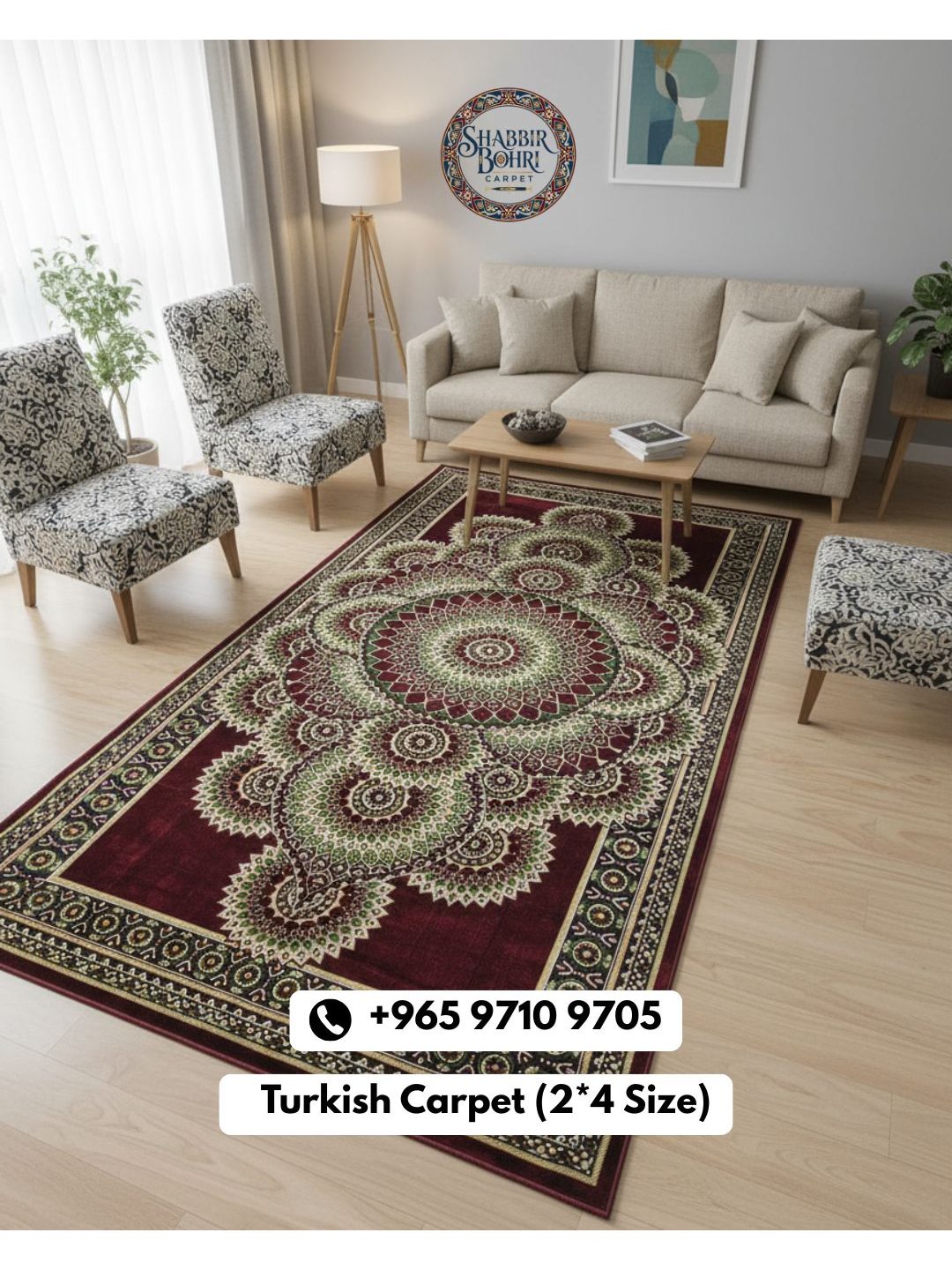 2 × 4 Meter Original Turkish Carpet - photo 6